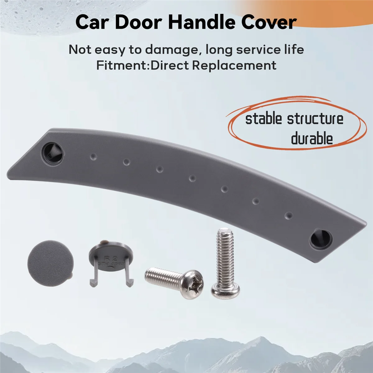 Auto rechte Innentürgriffabdeckung 1C0867172A für VolkswagenJAS