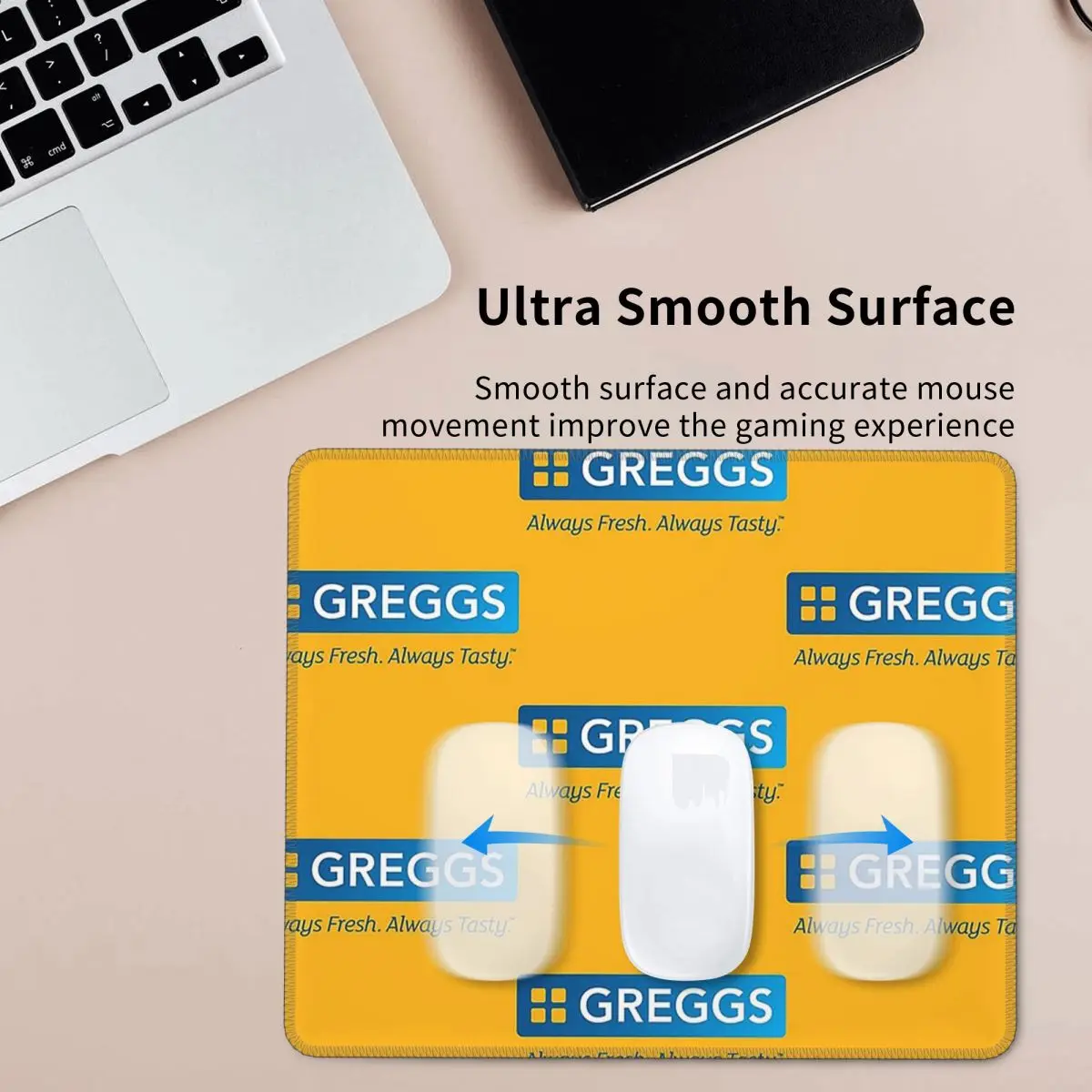 Greggs Resto And Bakery Mouse Pad Computer Keyboard Mouse Mat Gaming Laptop Desk Mat Office Table Mats