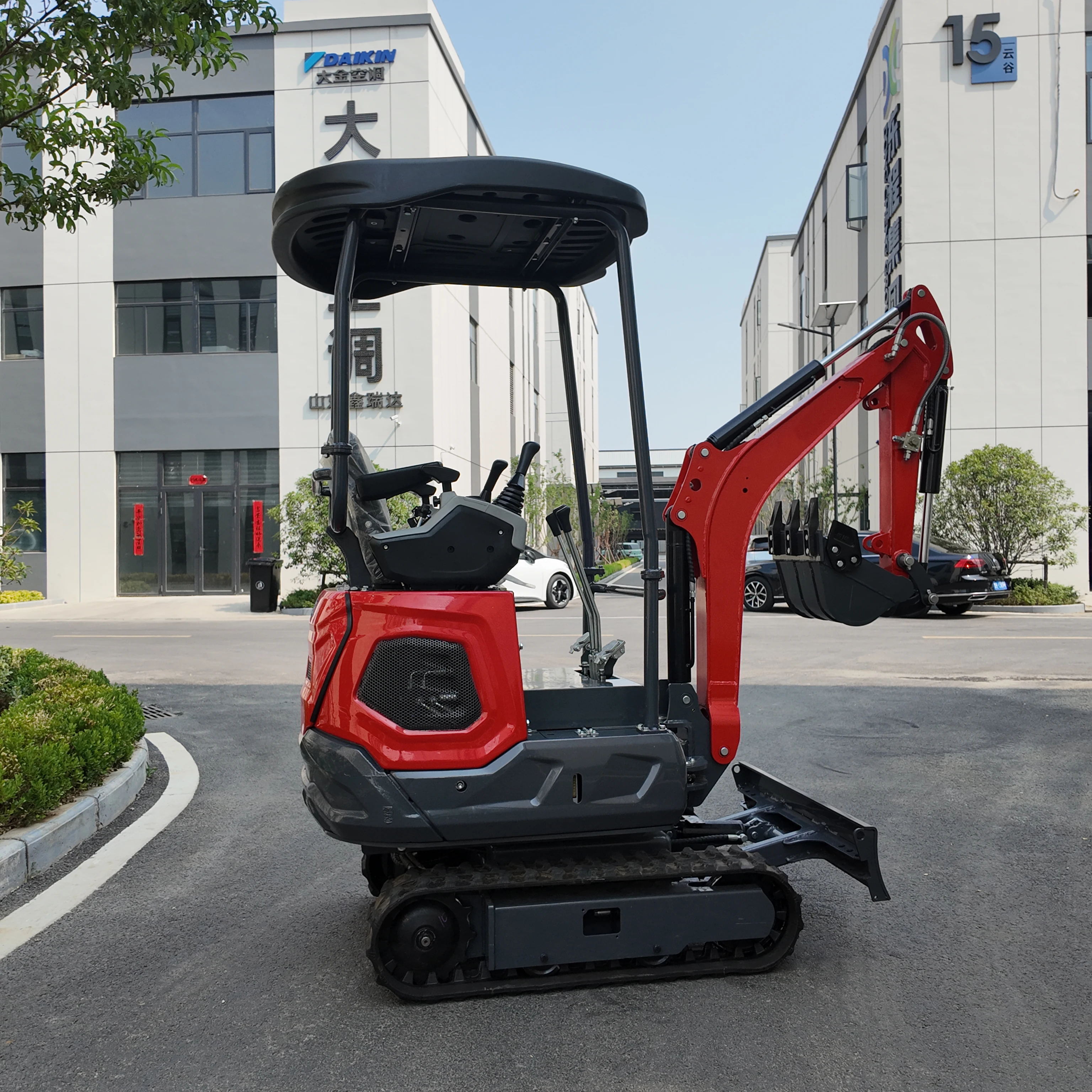 1.5 Ton 1.6 ton Excavator China Mini Hydraulic Excavator Mini bagger Free Shipping Micro Digger Factory Kubota Small excavator