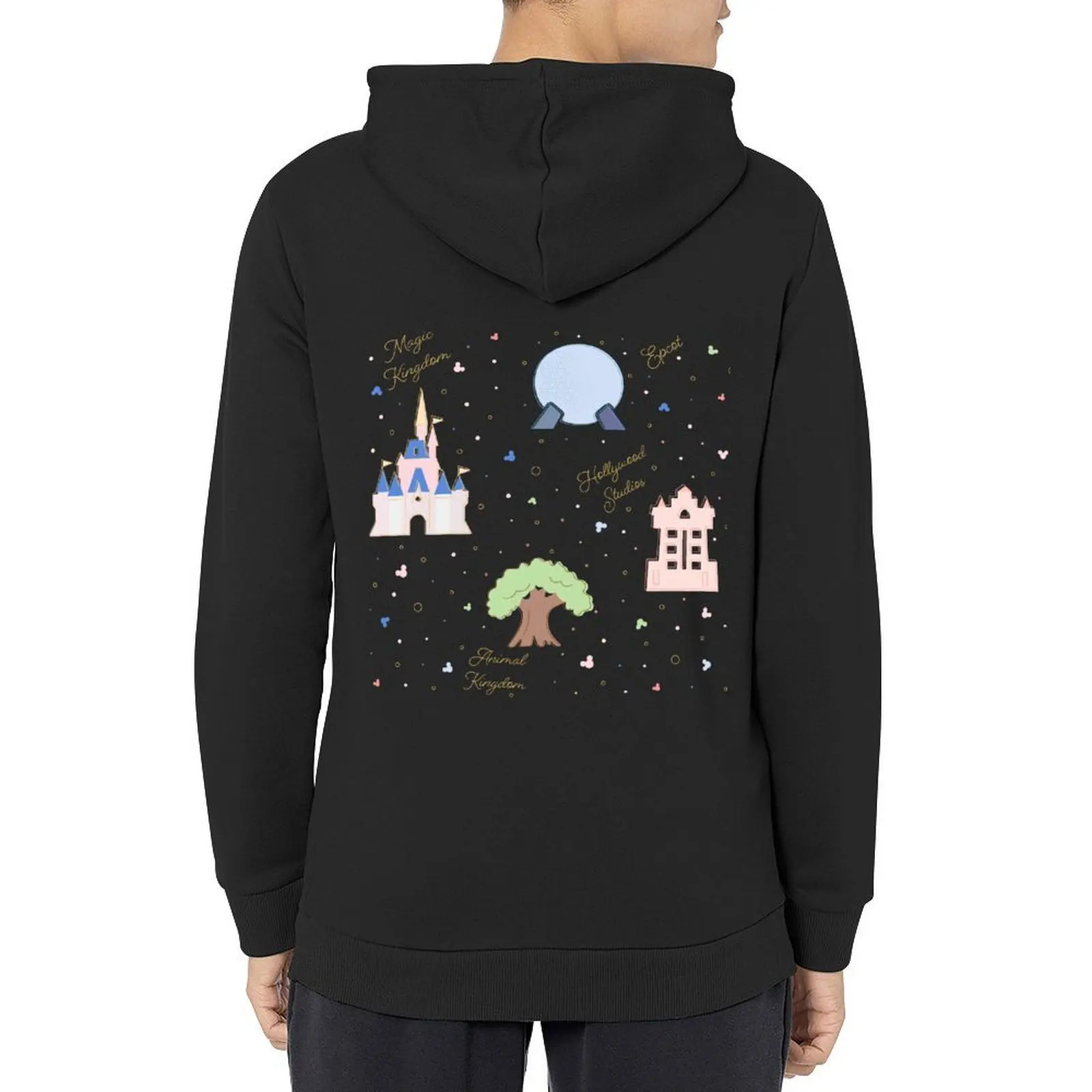 

Four Magic Kingdoms Pattern Hoodie clothes for men men wear male clothes mens clothes tracksuit men