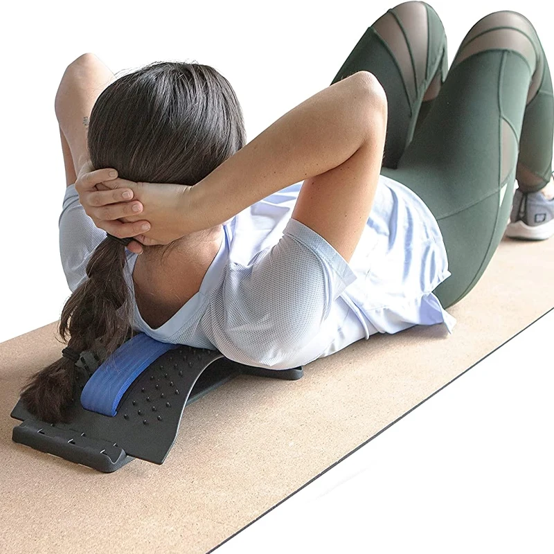 

4-Level Adjustment Back Cracker Spine Stretcher - Home Lumbar Back Pain Relief Massage Device for Lower Back Support Tool