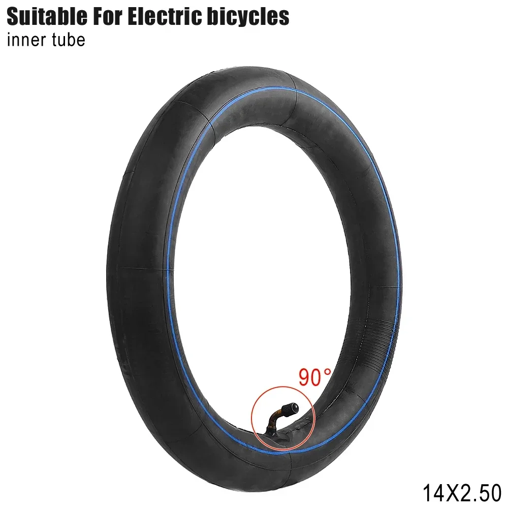 14 Zoll 14 x 2,5 Innenrohr für Elektroroller E-Bike Einrad Innenrohr Gummireifen Innenkamera Reifenzubehör – Detail 1