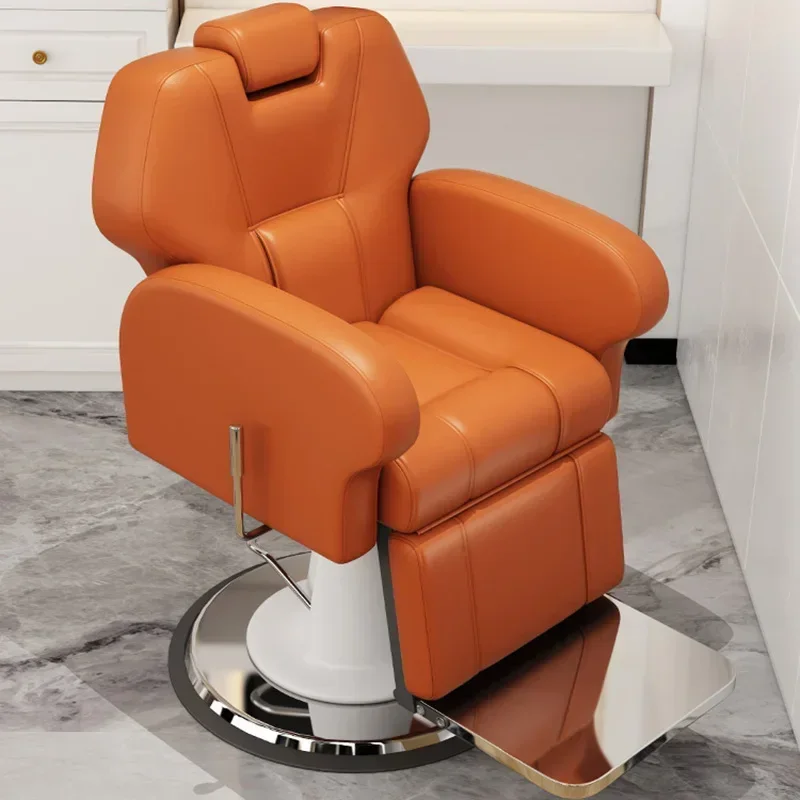 Salon Recliner Barber Chair Aesthetic Office Hair Wash Recliner Chair Swivel Beauty Fauteuil Coiffeur Barbershop Furniture