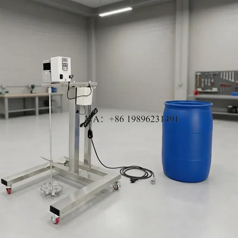 Wmwmnu for SPRALL Industrial SUS304 SUS316L Liquid Shampoo Agitator Mixer Brushless Motor 220V Food Grade High Safety Coating