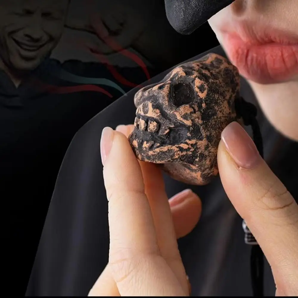 

Креативный кричащий аутентичный ацтекский свисток, декомпрессия, страшный звучащий ревный свисток, жуткий свисток смерти, вывивший Тао Ди