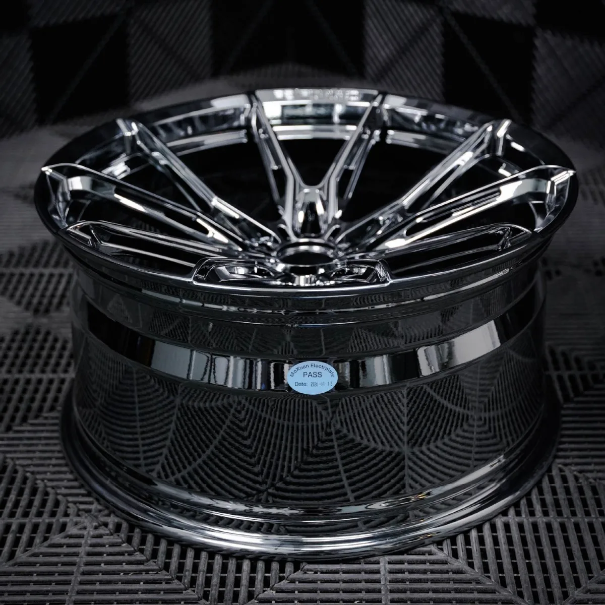 Ultra Gloss Black Chrome Concave Forged Wheels 18-22 Inch Premium Design for Most Sedans and Coupes forged wheels auto