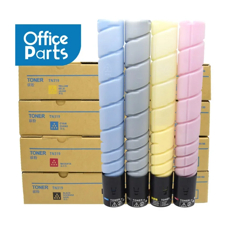 Cartucho de Tóner en Polvo TN319 TN216 para Impresoras Konica Minolta Bizhub C360 C220 C280 C7722 C7728 BK400G CYM300G