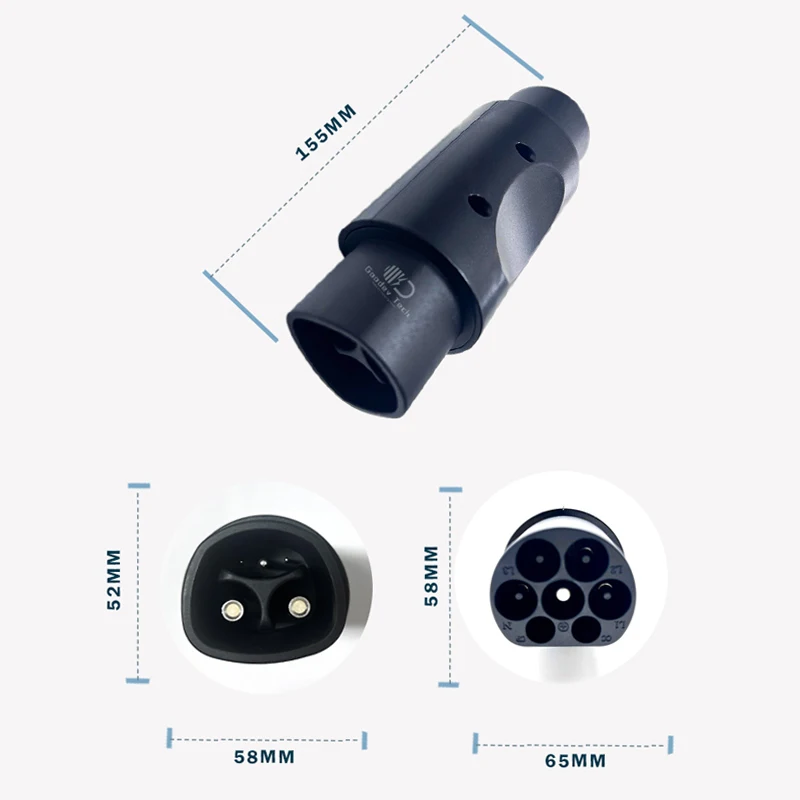 Modello S Y Super Charger adattatore da Tesla a GBT EV 32A 250V adattatore da Tesla a GBT adattatore di ricarica per auto elettrica per EV cinese