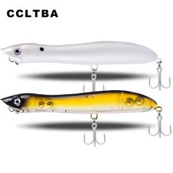 CCLTBA Topwater Hard Baits Popper 12cm 17.8g Snakehead Fishing Lures Walk Dog Wobbler Fishing Accessories  Artificial Lure