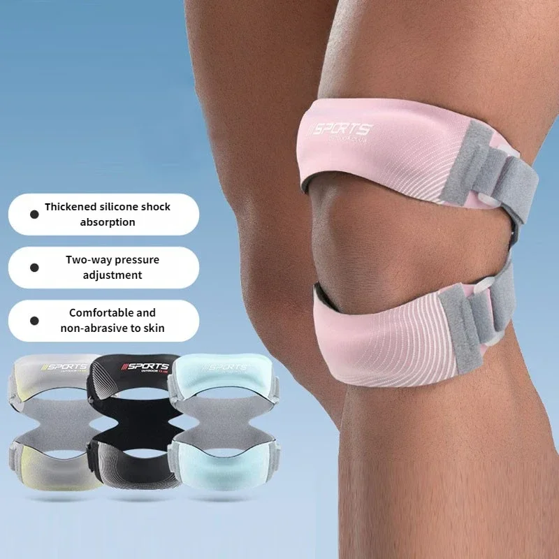 

1PCS Knee Braces for Knee Pain,Patella Knee Support Strap,Adjustable Patellar Tendon Stabilizer Band for Basketball