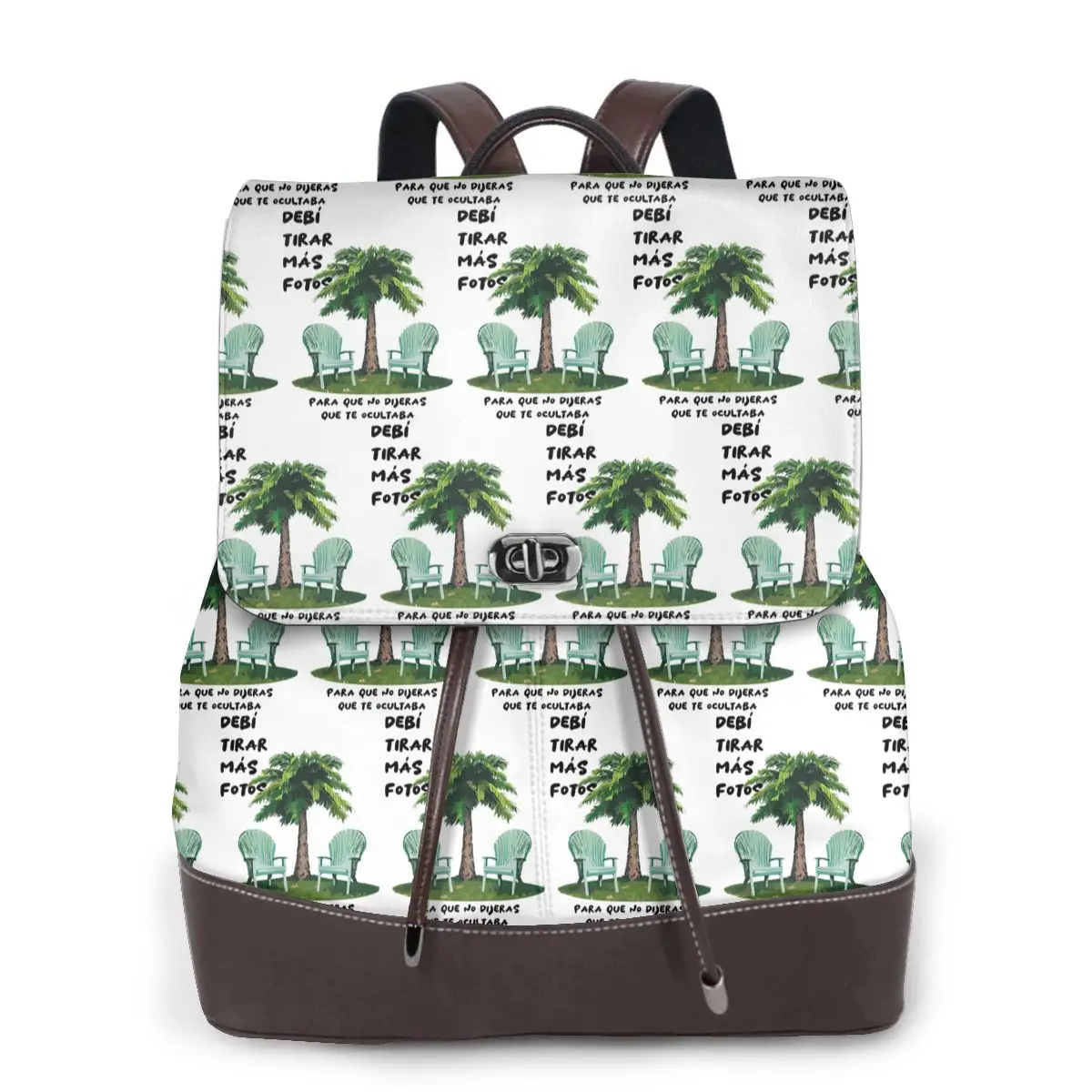Bad Bunny DTMF Debi Tirar Mas Fotos Album Gift Lyric Bookbag School Student Bags Hiking Travel Daypack for Women Derma Backpack