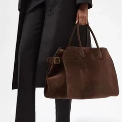 Imitation Suede Tote Bag Woman Ladies Large Capacity Commuter Women Trend 2025  Handbag Women's Single Shoulder Crossbody