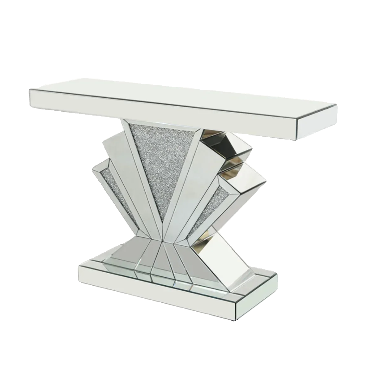 A Nordic mirror entrance table Modern living room entry wall end view table Shelf entrance table