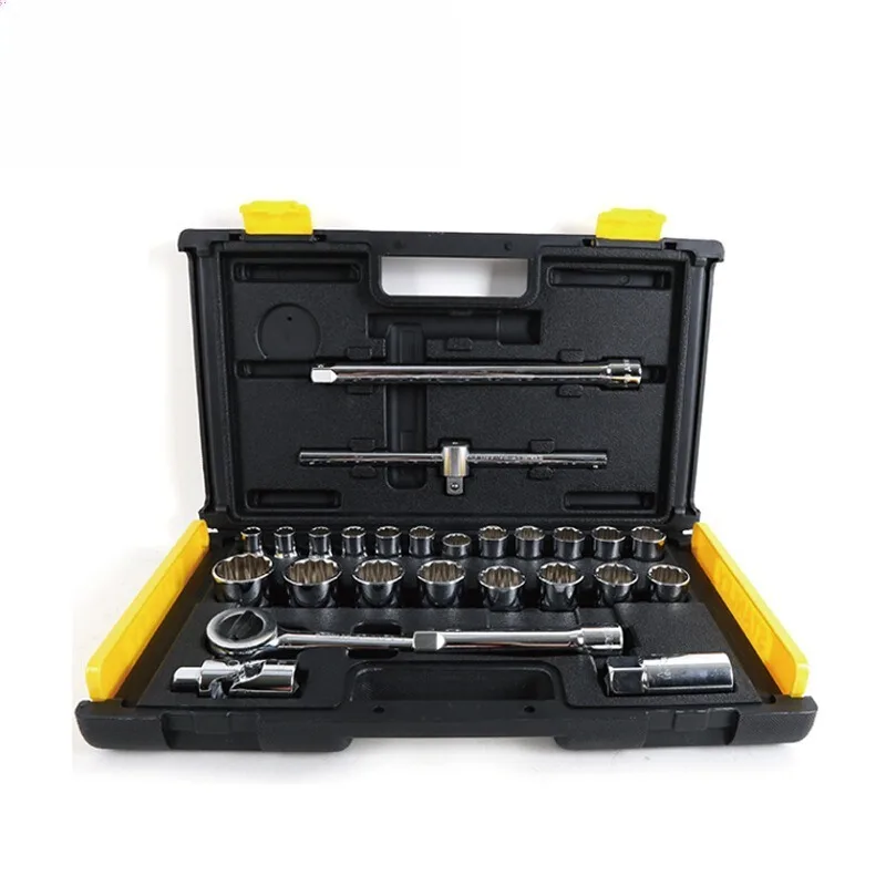 

26-Piece set 1/2 series sleeve set tool 12 corners