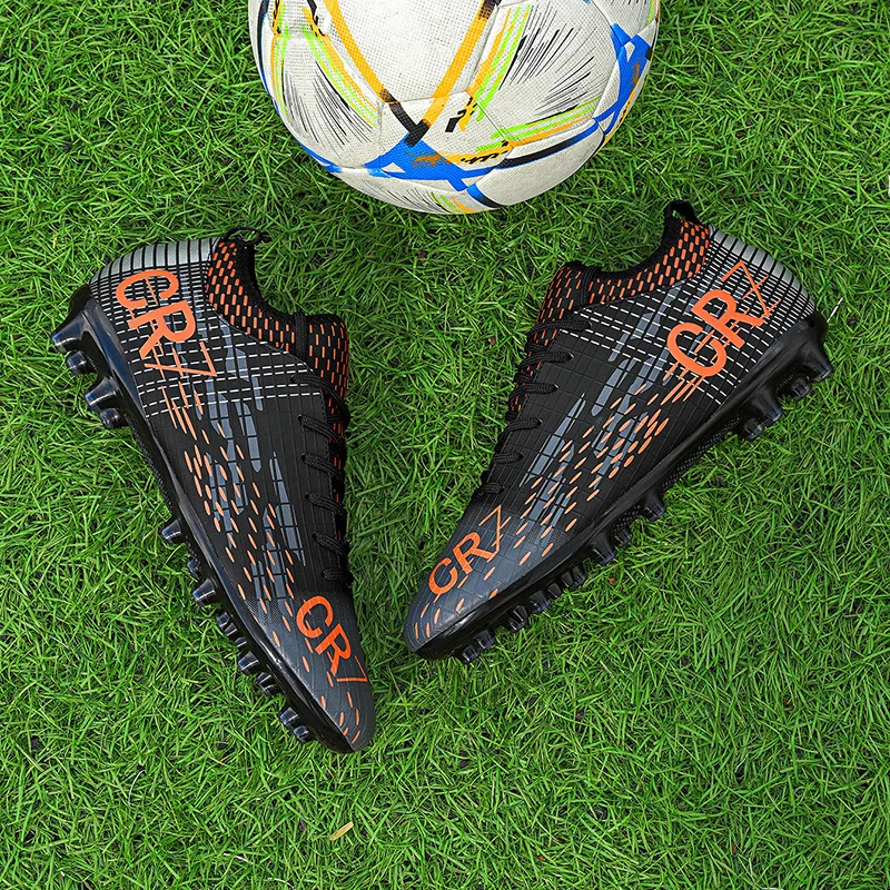 CR7 Football Boots Low-Top Training Shoes Men's Women's Long Nails Professional Competition And Training Shoes