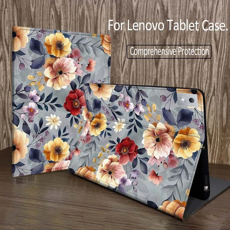 

Beautiful floral fragments For Legion Xiaoxin Pad P12 Pro Y900 GT 2023 2025 12.1 12.7 14.5 inch Tablet Case