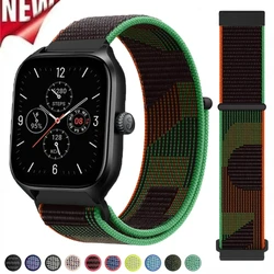 20mm 22mm Nylon Loop band For Amazfit GTS4/2/3/3pro/2e/GTS2 Mini/GTR 4 42mm/47mm/GTR2/2e/stratos belt bracelet Amazfit bip strap