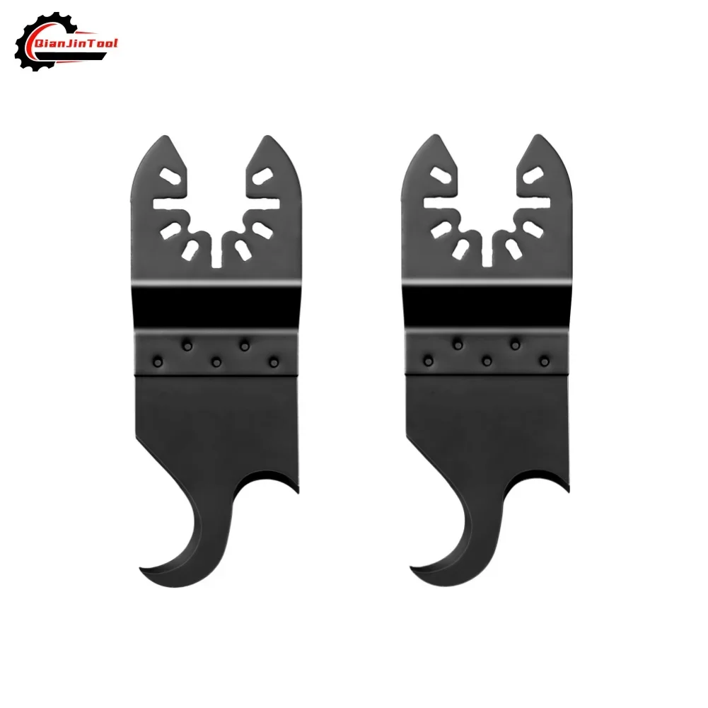 

2 шт. осциллирующий многофункциональный инструмент, пильное полотно для ковров, пластиковое поворотное полотно для резки, обрезки, выдвижной крючок, нож