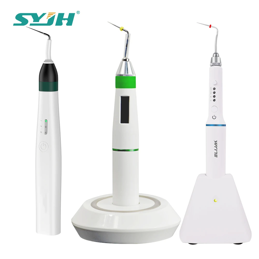 SYJH Dental 0.3S Rapid Heating Obturation System Pen Dentistry Gutta Percha Cutter with 2 Needles Endodontic Root Dentist Tools