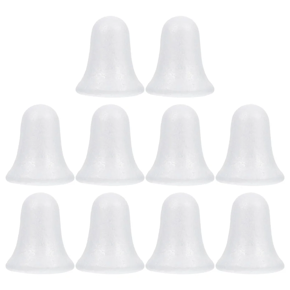 

10 Pcs Bubble Bell Foams Bells DIY Party Supply Crafts Mold Model for Solid Decorations Baby