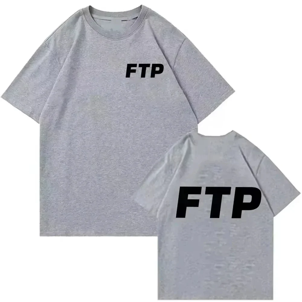2026 New Ftp Printed T-shirt Men's Clothing  Harajuku Rap Styles Music Short Sleeve Casual Clothes Summer T Shirt view 4