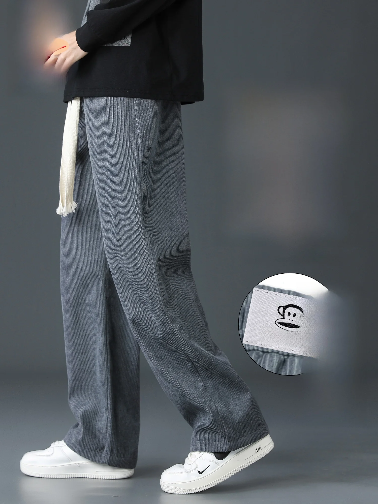 

Мужские зимние спортивные брюки Paul Frank Heavyweight Straight Leg: новые, утепленные флисом, свободные, длинные