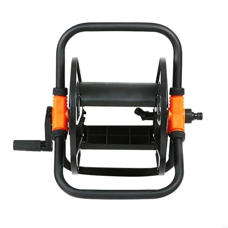 Garden Hose Rack Freestanding Hose Reel Water Pipe Storage Rack Single Arm Tool for Garden Car Washing Watering X3UC
