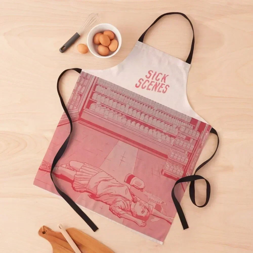 

Sick Scenes Apron work ladies Costume Waiter Kitchen Chef household woman Apron