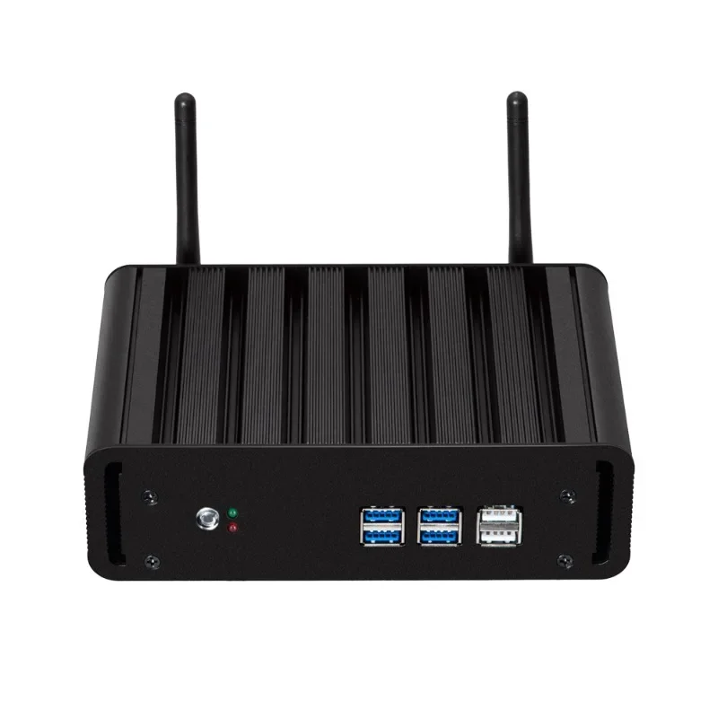 

Fanless embedded, mini industrial computer micro computer host i7-4500u multi-function mini industrial computer