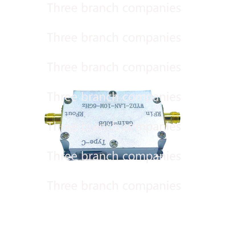 High Flatness Amplifier 10m-6ghz Gain 40db Rf Signal Driving Or Receiving Front End