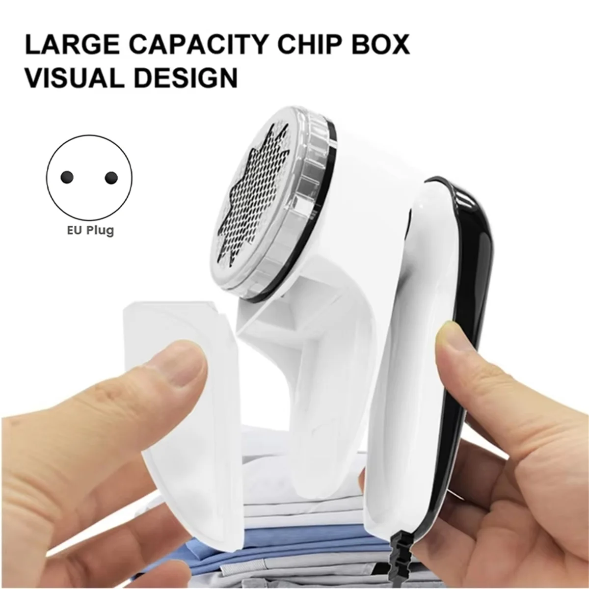 ABJZ Elektrisch stoffen scheerapparaat - Fuzz Pillen Pilling Trimmer voor kleding en meubels, compact en EU-stekker