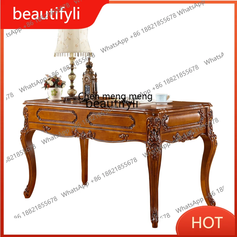 

X C6601 Furniture, solid wood carvings, desks, computer desks, office desks, study desks