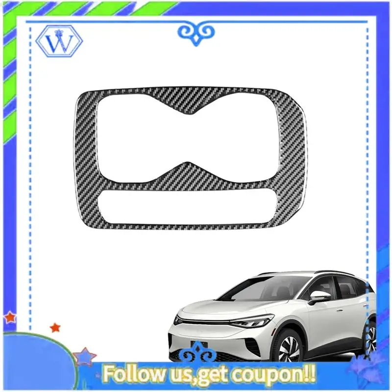 M46K-وحدة التحكم المركزية كأس الماء حامل الإطار غطاء لوحة ألياف الكربون لشركة فولكس فاجن ID.4 ID4 2021 2022 2023 الملحقات الداخلية #2