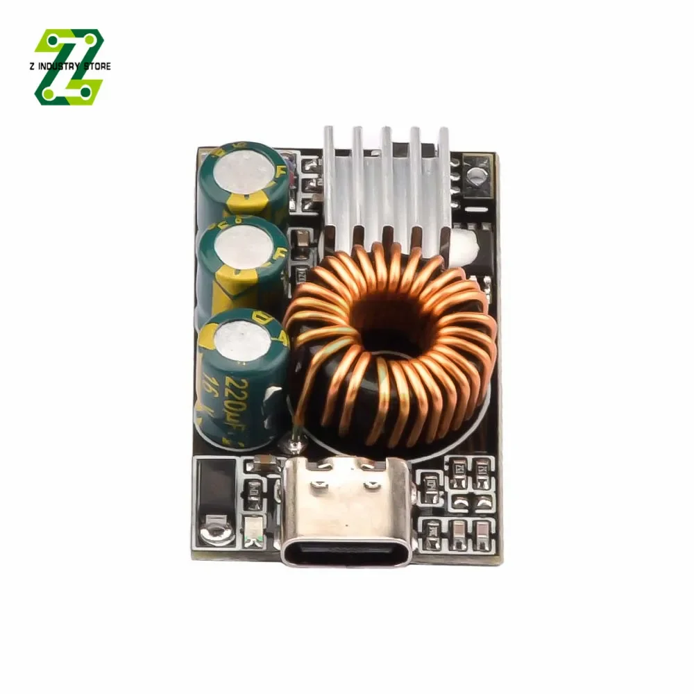 30W Fast Charging Module Buck Regulator Power Supply Board DIY Fast Charger with Protection Anti-Reverse Type-C Interface