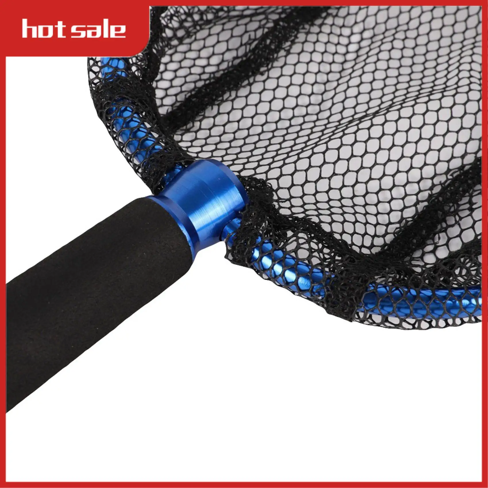 

AC22-Fly Fishing Net Mesh Aluminum Alloy Landing Net Trout Catch Net For Trout Boating Fishing Tackle Gear
