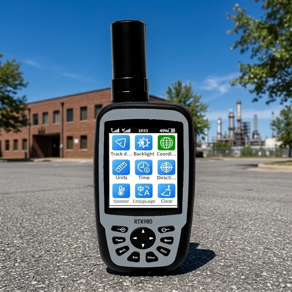 RTK980 F Full Frequency Handheld GNSS Positioning Device GPS Beidou Galileo GLONASS