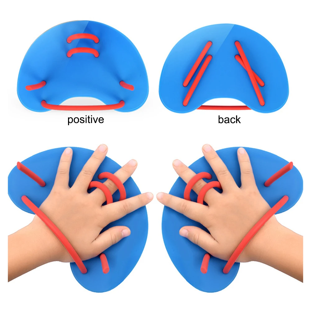 Silicone Swimming Paddles Girdles Safe Water Sports Hand Web Flippers Diving Gloves Swim Pool Paddles swimming hand finger fin