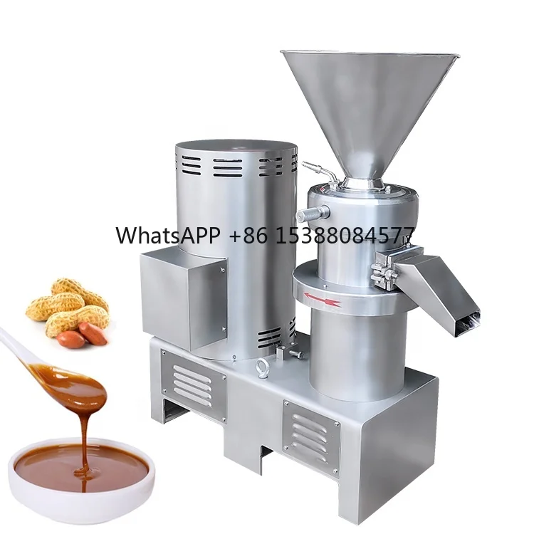 

Stainless Steel Fully Automatic Multi-functional Colloid Mill for Chili Sauce Peanut Butter Jam Pulping Grinding Machine