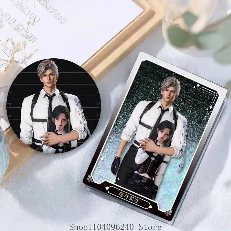 

Anime GAME Game Love And Deepspace Sylus Anime Cosplay Flowing Sand Mahjong Mascot Student Accessory Fans Gift Button Pin