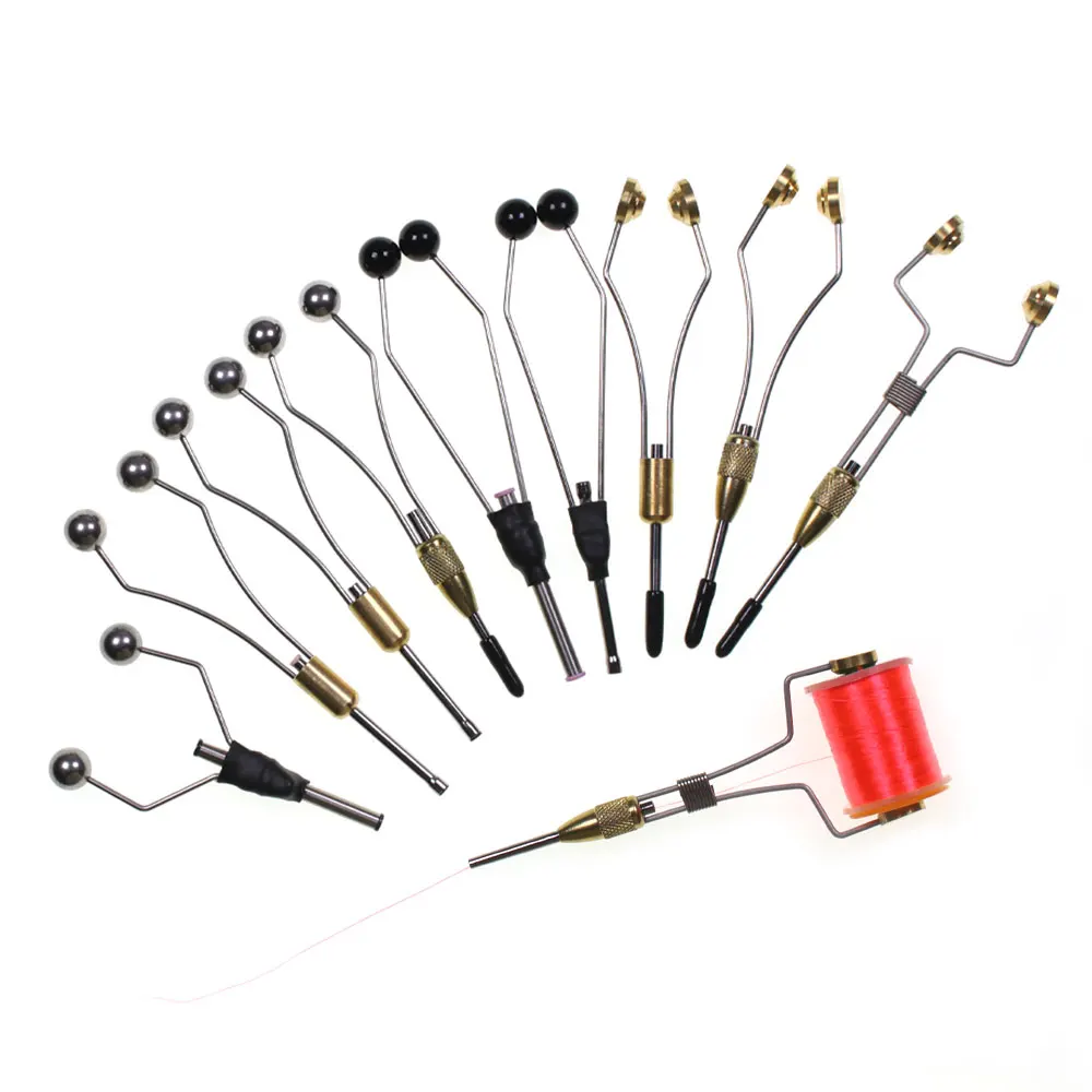 1szt Bi-ceramiczna końcówka do wiązania much Uchwyt nici szpulki do standardowej i małej szpulki Dry Wet Nymph Streamer Fishing Lure Fly Tying Tool