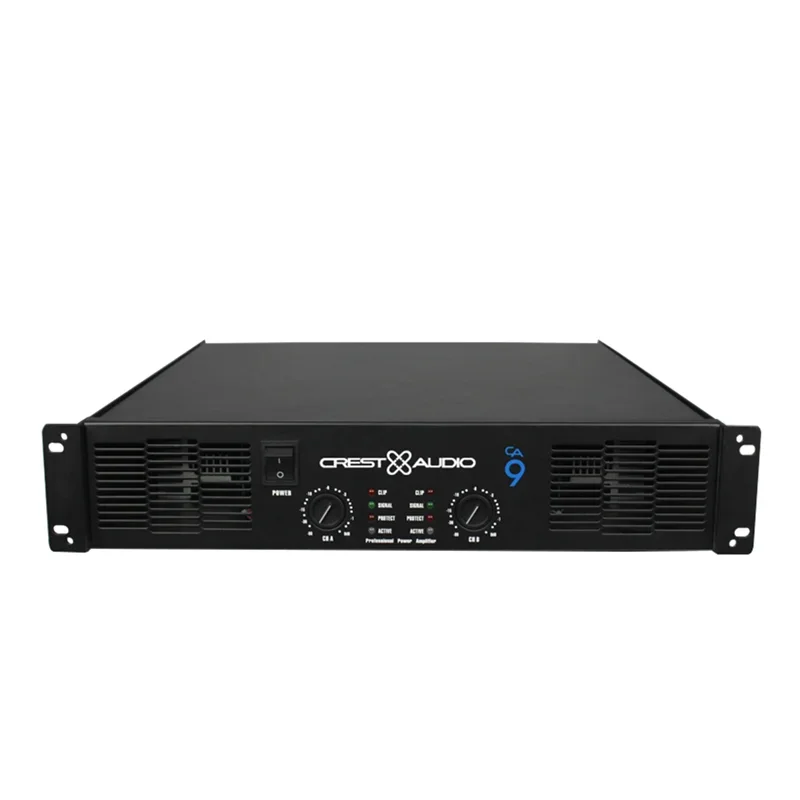 

CA9 Professional Power Amplifier Pure Power Amp 2 Channels (2U) KTV/8Ohm 800W*2/4Ohm 1600W*2/Single