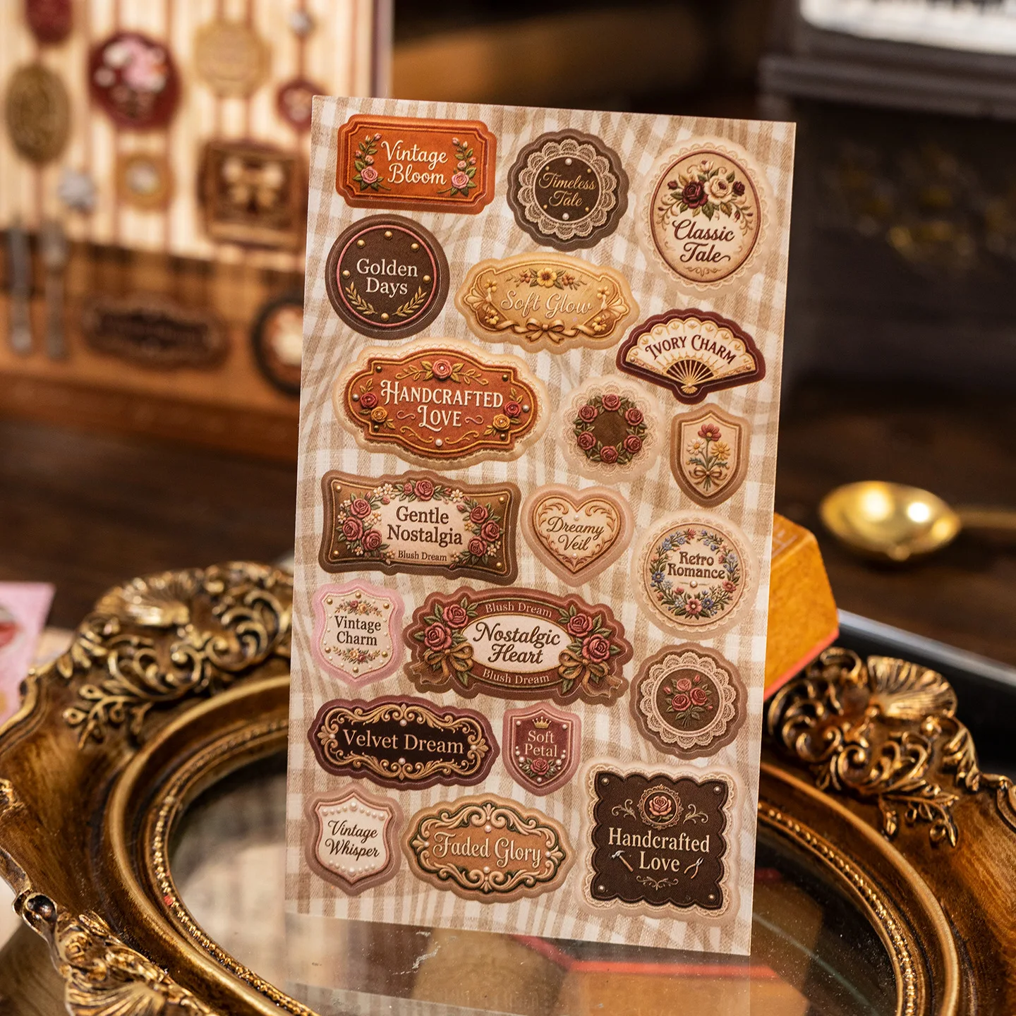 20pcs Kawaii Stationery Stickers Museum Exhibition Hall  Junk Journal Diary Planner Decorative Mobile Sticker Scrapbooking