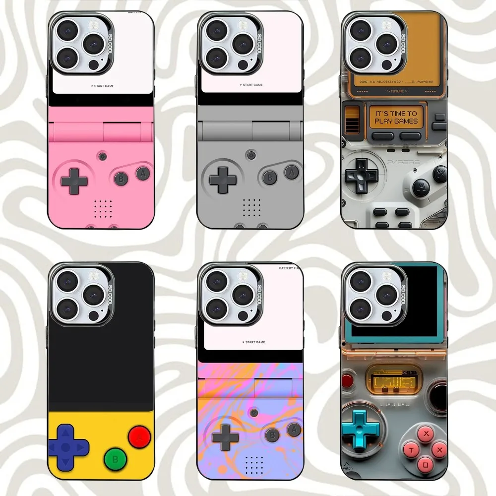 

Funny Gameboy Phone Case For iPhone 16,15,14,13,12,11,Mini,Pro,SE,MAX Black Matte Shockproof Cover