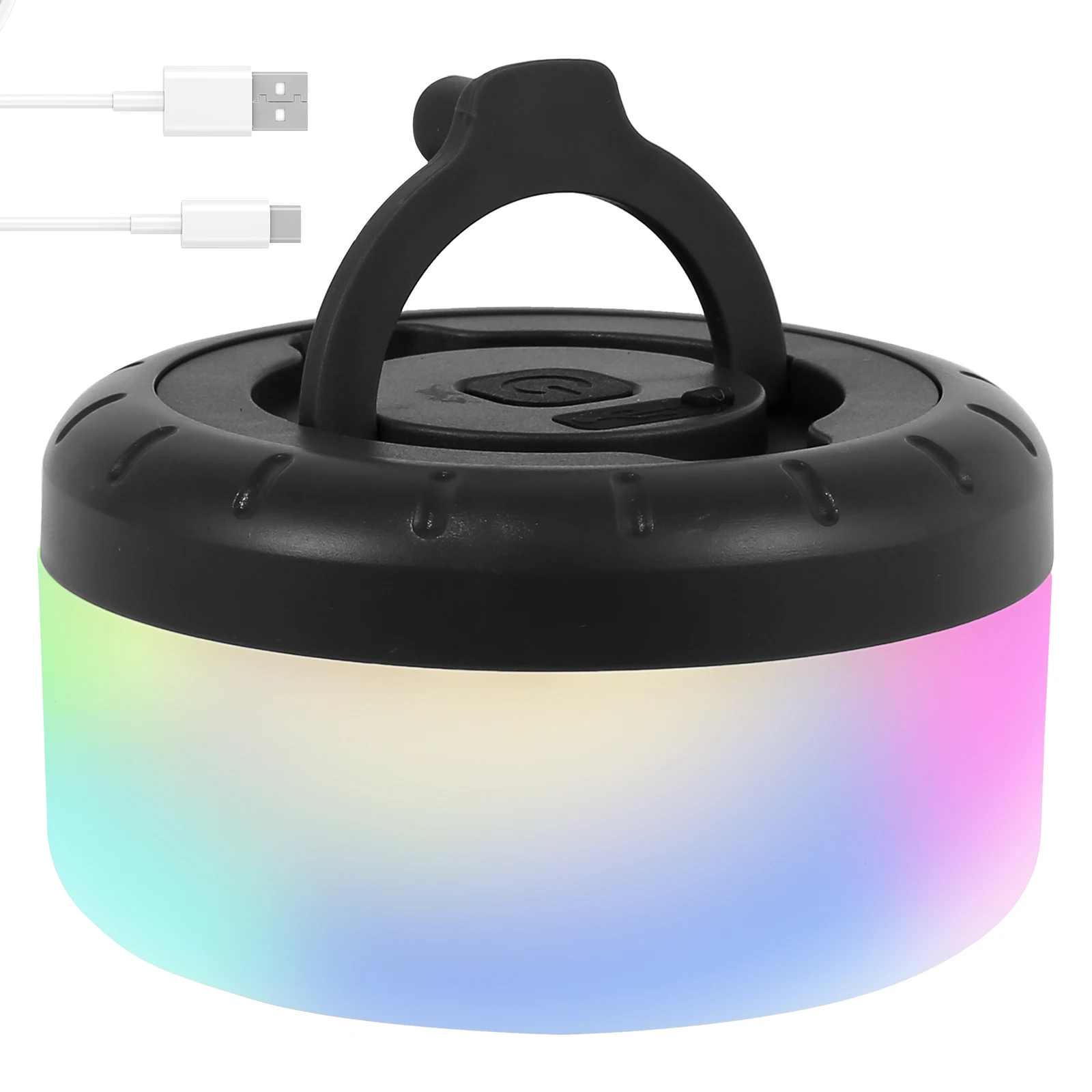 كشافات ليد قابلة لإعادة الشحن قابلة للطي ، إكليل التخييم ، سلسلة ليد خفيفة ، جو احتفالي ، إضاءة خيمة الحزب