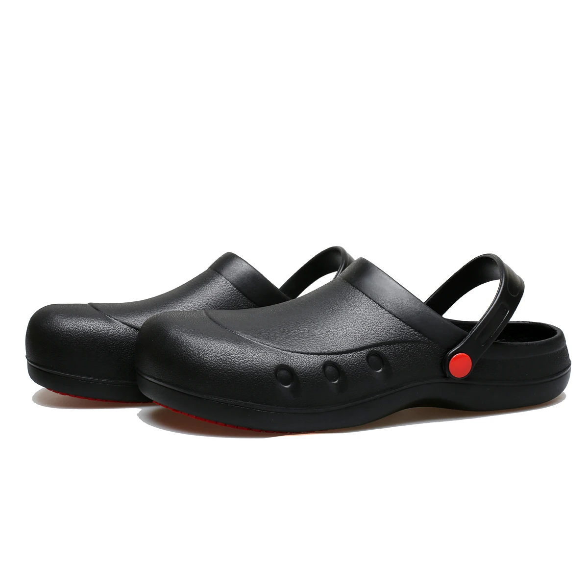 Steel Toe Safety Working Shoes Kitchen Restaurant Chef Shoes Industrial Work Nonslip Waterproof Rubber Sandals Big Size 3XL 4XL