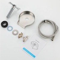 304 Stainless Steel Glass Rinser for Kitchen Sinks Glass Cup Bottle Washer Cleaner Beer Bar Glass Rinser Faucet Sink Accessories