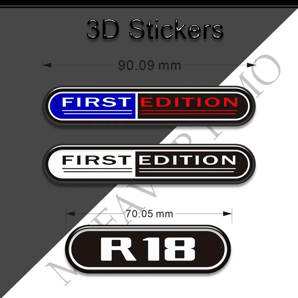 รถจักรยานยนต์รถจักรยานยนต์Pad Protectorการใช้ชุดน้ํามันเข่า 3Dสติกเกอร์สําหรับBMW R 18 R18 1800 CC 1800cc 2020 2021 2022