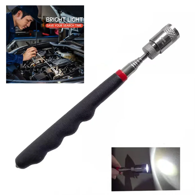 Strong magnetic picker telescopic rod tool, adjustable suction iron rod, magnetic suction rod, magnetic rod, auto repair tool