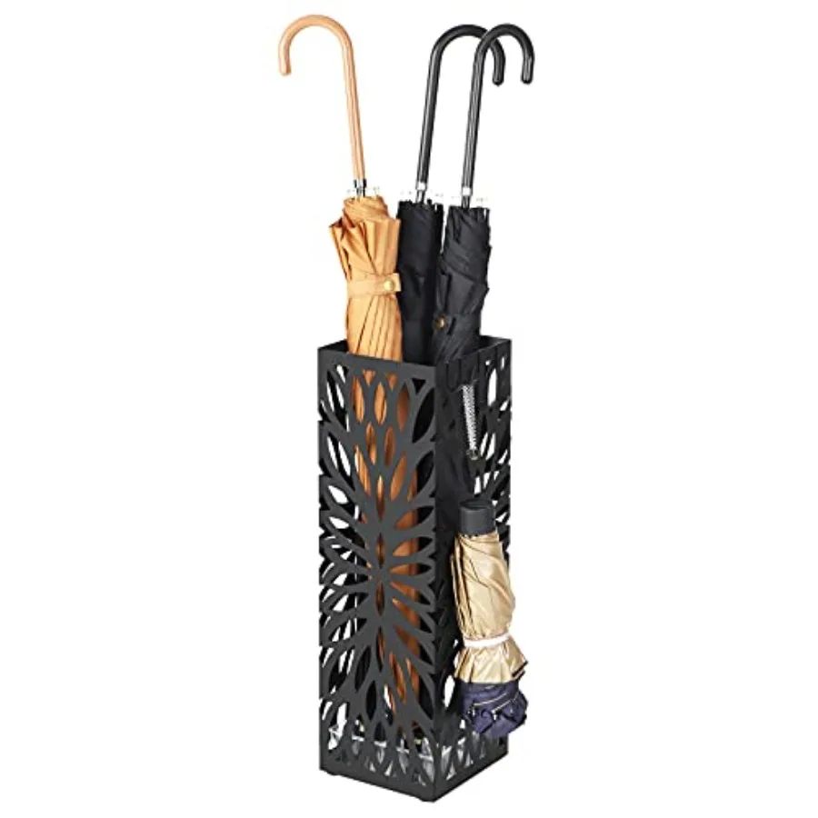

Umbrella Stand Umbrella Holder for Entryway Steel Umbrella Rack Organizer Freestanding for Canes Walking Sticks with a Detachab
