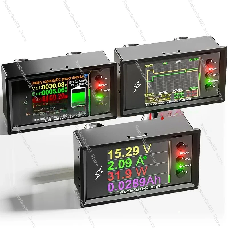 

DT20W 0-420V Tuya WiFi Smart Lithium Battery Capacity Detection Tester DC Digital Display Current Voltage Coulomb Power Meter